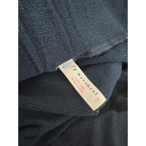 Free People Embers Wide Leg Pants Deep Navy Size Small - Picture 10 of 10